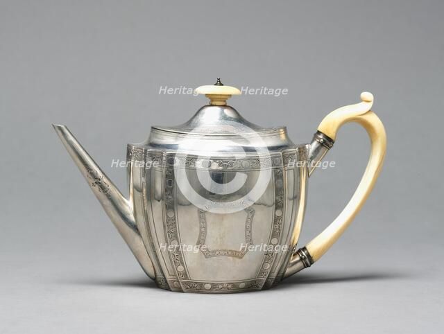 Teapot, 1795. Creator: George Smith (British), firm of ; Thomas Hayter (British), firm of.
