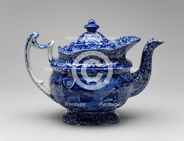 Teapot, 1825/30. Creator: Enoch Wood & Sons.