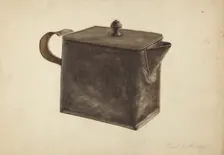 Teapot, 1935/1942. Creator: Daniel Fletcher