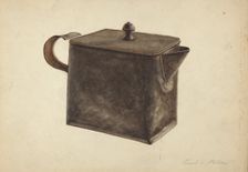Teapot, 1935/1942. Creator: Daniel Fletcher