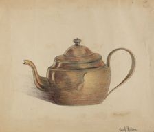 Teapot, 1935/1942. Creator: Frank Nelson