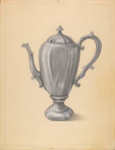 Teapot, 1935/1942. Creator: Franklin C. Moyan