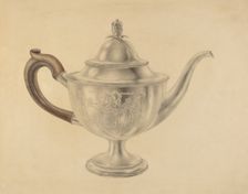 Teapot, 1935/1942. Creator: Unknown