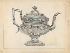 Teapot, 1935/1942. Creator: Unknown