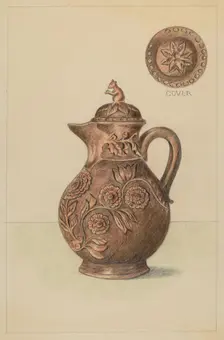 Teapot, 1935/1942. Creator: Unknown