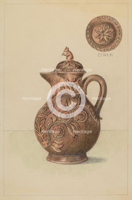 Teapot, 1935/1942. Creator: Unknown.