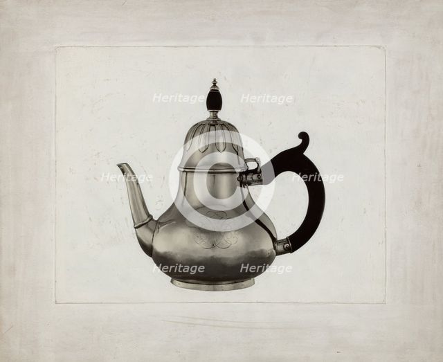 Teapot, 1935/1942. Creator: Unknown.