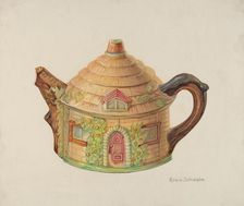 Teapot, 1935/1942. Creator: Erwin Schwabe