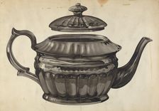 Teapot, 1935/1942. Creator: Samuel O. Klein