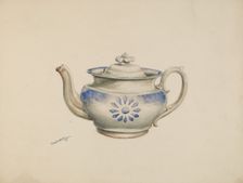 Teapot, 1938. Creator: Charles Moss