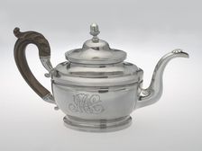 Teapot made by Peter Bentzon, ca. 1817-1829. Creator: Peter Bentzon