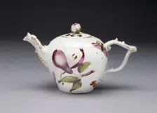 Teapot, Meissen, 1745/50. Creator: Meissen Porcelain