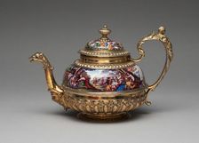 Teapot, Augsburg, c. 1700. Creator: Matthäus Baur II