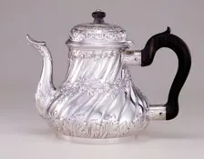 Teapot And Cover (Théière Asselin) With Portraits Of Anne Of Austria (1601-1666) ... 1754-56 Creator: Gabriel Tillet