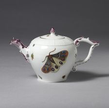 Teapot And Cover, c1745. Creator: Meissen Porcelain