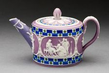 Teapot, Burslem, c. 1790. Creator: Wedgwood