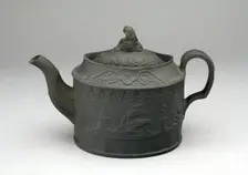 Teapot, Burslem, c. 1800. Creator: Wedgwood
