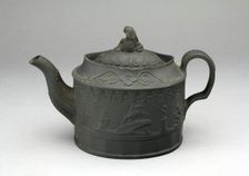 Teapot, Burslem, c. 1800. Creator: Wedgwood