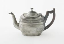 Teapot, Birmingham, c. 1820. Creator: Birch and Villers (John Birch and William Villers)
