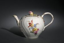 Teapot, c. 1750-1770. Creator: Meissen Porcelain Factory (German)