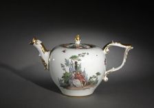 Teapot, c. 1750-1770. Creator: Meissen Porcelain Factory (German)