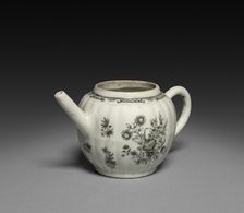 Teapot, c. 1750-1770. Creator: Unknown