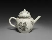 Teapot, c. 1750-1770. Creator: Unknown