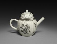 Teapot, c. 1750-1770. Creator: Unknown