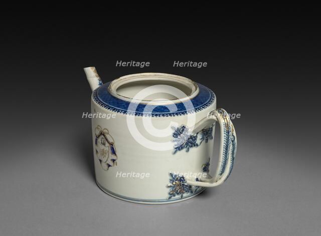 Teapot, c. 1775-1800. Creator: Unknown.