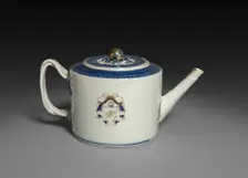 Teapot, c. 1775-1800. Creator: Unknown