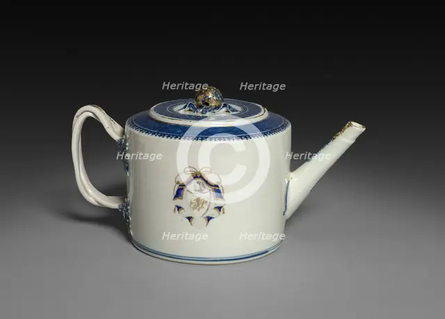 Teapot, c. 1775-1800. Creator: Unknown.