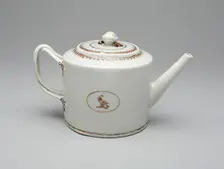 Teapot, c. 1790. Creator: Unknown