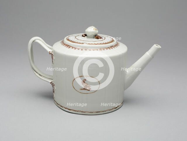Teapot, c. 1790. Creator: Unknown.