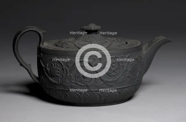 Teapot, c. 1810. Creator: Elijah Mayer & Son.