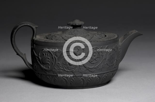 Teapot, c. 1810. Creator: Elijah Mayer & Son.