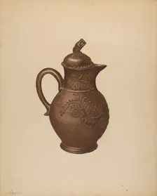 Teapot, c. 1940. Creator: Giacinto Capelli