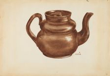 Teapot, c. 1936. Creator: Margaret Stottlemeyer