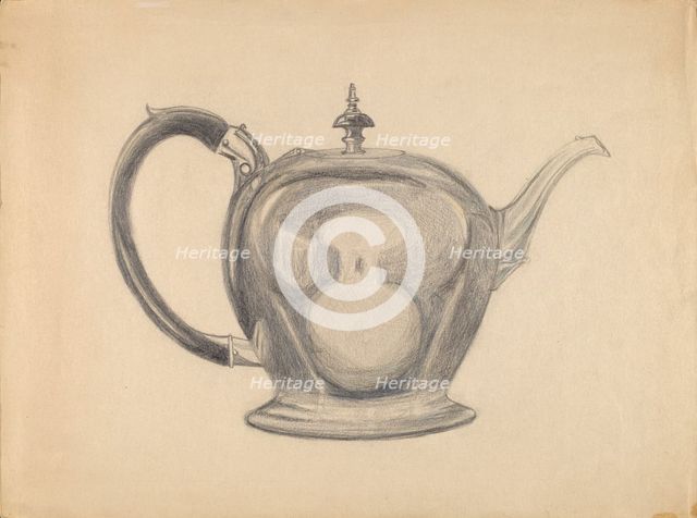 Teapot, c. 1936. Creator: John Garay.