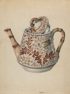 Teapot, c. 1936. Creator: Ralph Atkinson