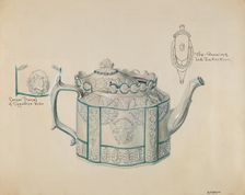 Teapot, c. 1936. Creator: Ralph Atkinson