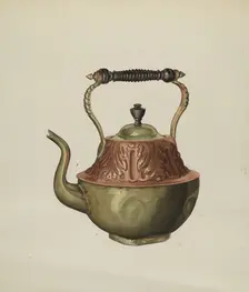 Teapot, c. 1937. Creator: Henry Meyers