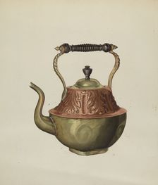 Teapot, c. 1937. Creator: Henry Meyers