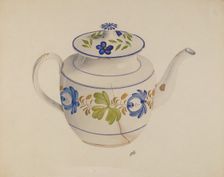 Teapot, c. 1938. Creator: Edward White