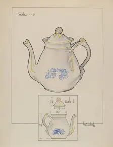 Teapot, c. 1938. Creator: Joseph Sudek
