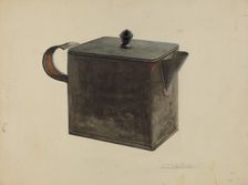 Teapot, c. 1939. Creator: Daniel Fletcher