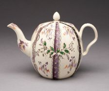 Teapot, Leeds, c. 1770. Creator: Unknown
