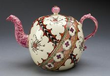 Teapot, Leeds, c. 1770. Creator: Unknown