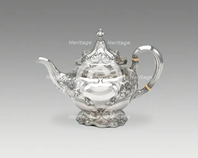 Teapot (part of a set), 1900. Creator: Gorham Manufacturing Company.