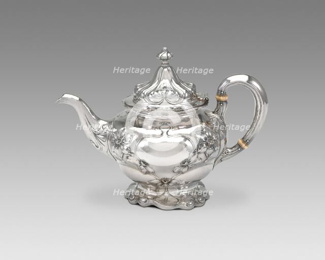 Teapot (part of a set), 1900. Creator: Gorham Manufacturing Company.
