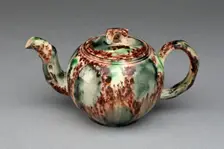Teapot, Staffordshire, 1760/70. Creator: Staffordshire Potteries